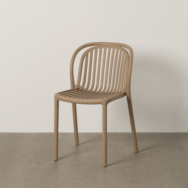Scaun de dining bej din plastic Alia – Ixia-image-1