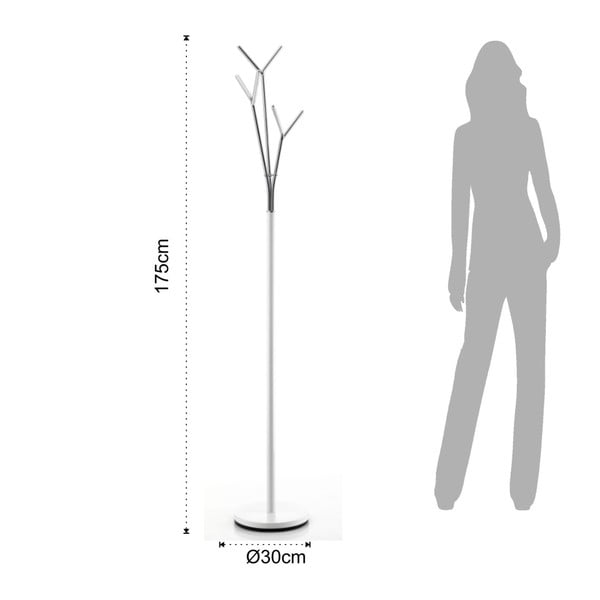 Cuier metalic Tomasucci Dandy, înălțime 175 cm-image-2