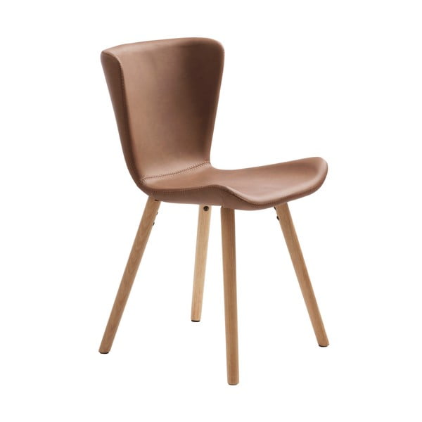 Scaune de dining maro 2 buc. din metal Teslin – Unique Furniture