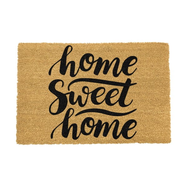 Covoraș intrare din fibre de cocos Artsy Doormats Home Sweet Home, 40 x 60 cm