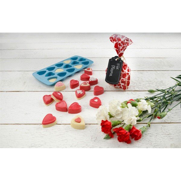 Matriță din silicon pentru ciocolată Fackelmann Sweet Sensation, albastru-image-1