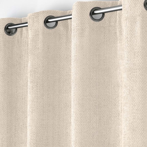 Draperie bej din janilie 140x260 cm Leo – douceur d'intérieur-image-2