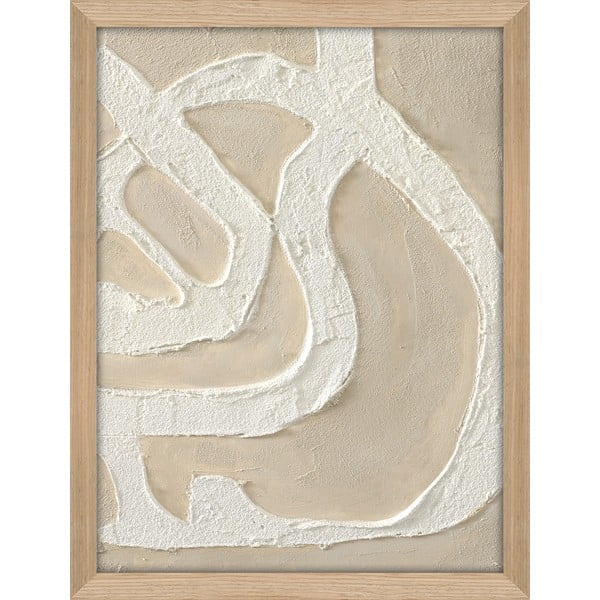 Tablou pictat manual 32,5x42,5 cm Raw organic – Malerifabrikken