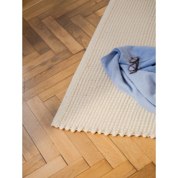 Covor bej țesut manual din lână 170x240 cm Talo – noo.ma-image-4