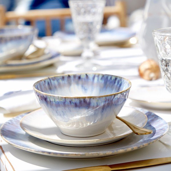 Farfurie din gresie ceramică Costa Nova Brisa, ⌀ 20 cm, alb-image-1