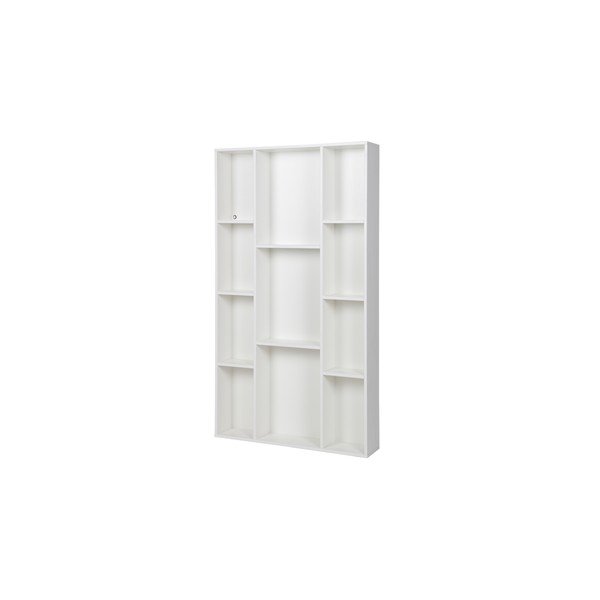 Bibliotecă din lemn de pin WOOOD Flynn, alb-image-2
