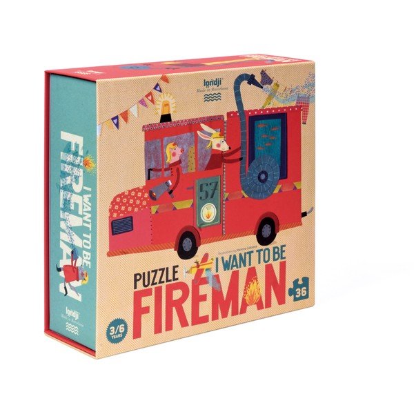 Puzzle Londji Vreau să fiu pompier-image-2