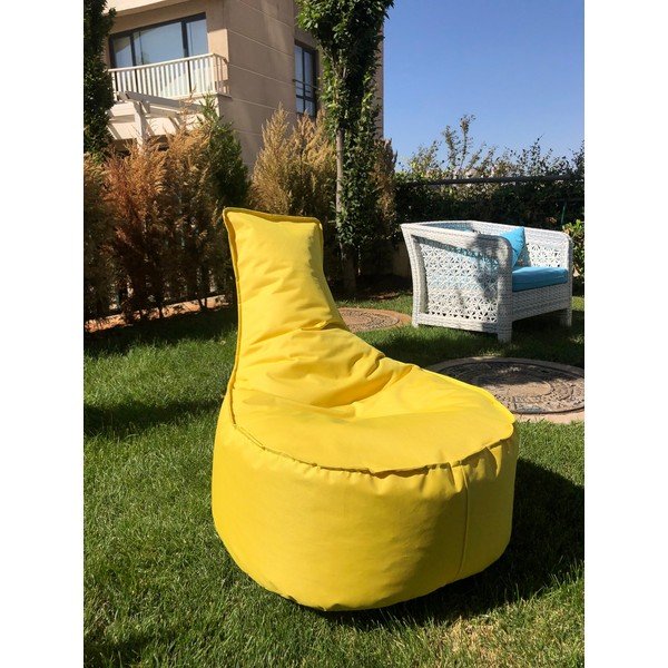 Beanbag pentru grădină galben Aktif – Floriane Garden-image-1