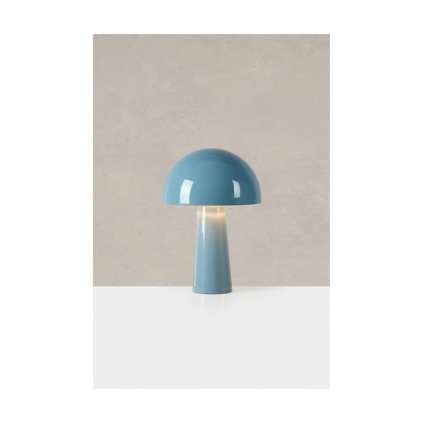 Veioză albastră cu abajur din metal (înălțime 36 cm) Mantar – Markslöjd-image-3