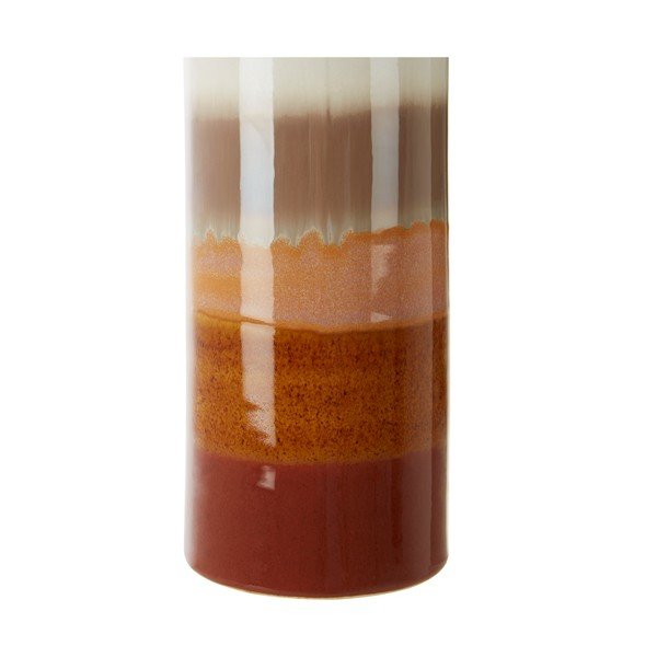 Vază din gresie ceramică Premier Housewares Sorrell, înălțime 30 cm, bej - maro-image-3