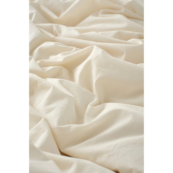 Lenjerie de pat crem din bumbac organic pentru pat de o persoană 150x200 cm Juliette – Ellos Home-image-2