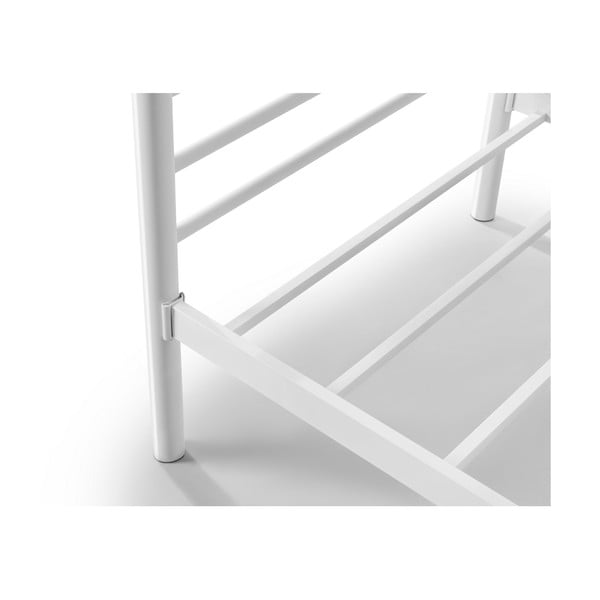 Pat pentru copii  alb supraetajat 90x190 cm R70 – Kalune Design-image-4