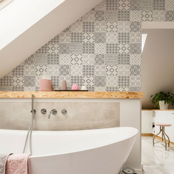 Tapet vlies 10 m x 52 cm Tiles – Graham & Brown-image-1