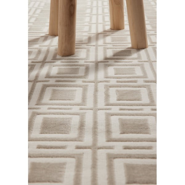 Covor tip traversă crem 80x240 cm Perles Howlite – Elle Decoration-image-4