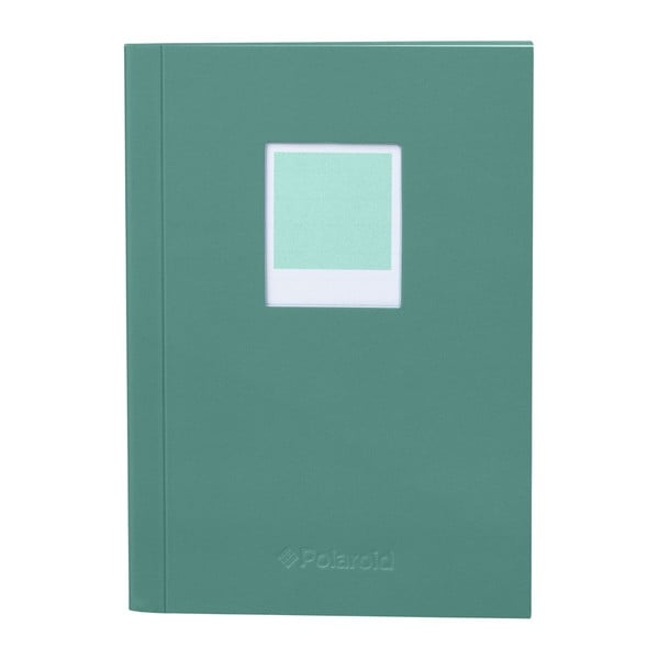 Agendă Polaroid Soft Touch, 14,9 x 10,5 cm, verde