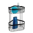 Coș dublu pentru colț Wenko Classic Plus, negru