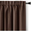 Draperie maro dimout (semi-opacă) 140x175 cm Kierra – Restilo