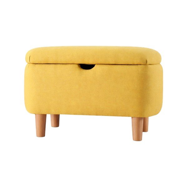 Bancă de copii galbenă Moouv – Hanah Home