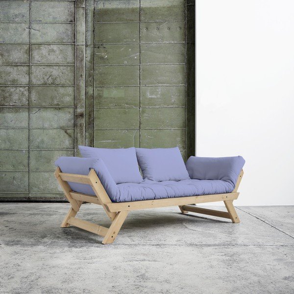 Canapea extensibilă Karup Bebop Natural/Blue Breeze-image-2
