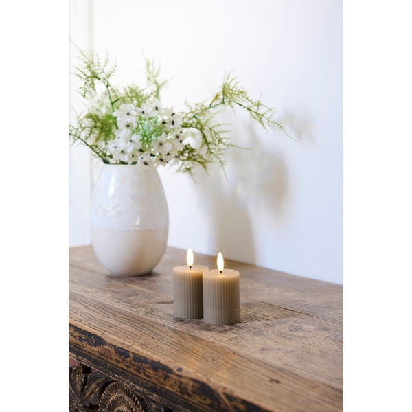 Decorațiuni luminoase gri 2 buc. Smilla – Sirius-image-1