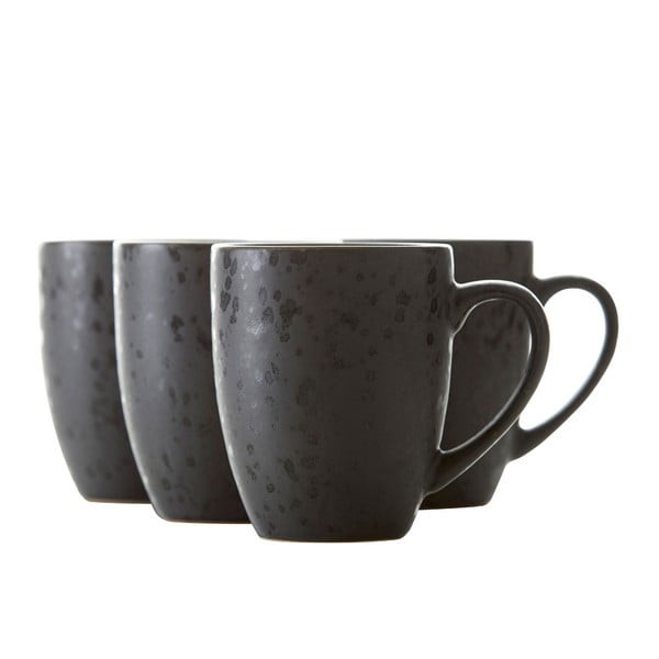 Căni negre/albastru-închis 4 buc. din ceramică 300 ml Gastro Black/Mix – Bitz-image-2