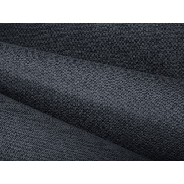 Pat matrimonial albastru închis tapițat cu spațiu de depozitare și somieră 160x200 cm Casey – Mazzini Beds-image-1