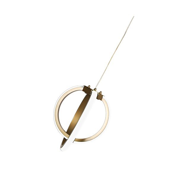 Lustră bronz LED din metal ø 25 cm Sezen – Squid Lighting-image-2