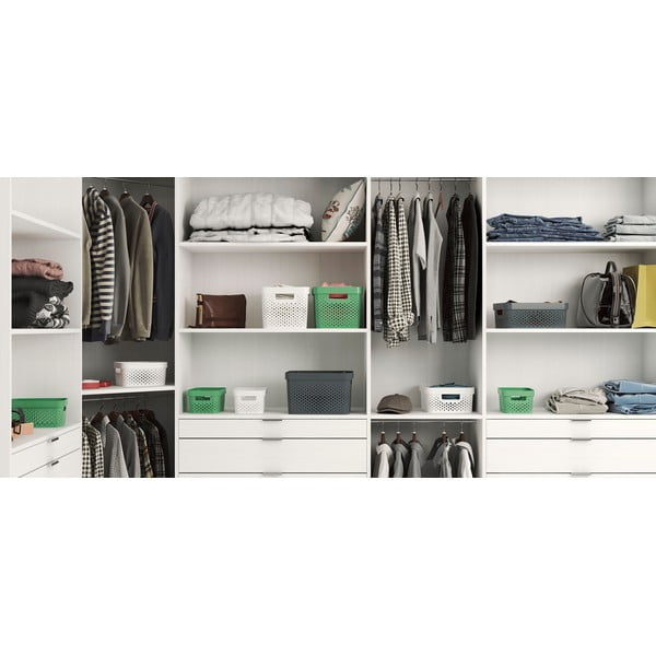 Coș de depozitare Curver Infinity Dots, 4,5 l, verde-image-1