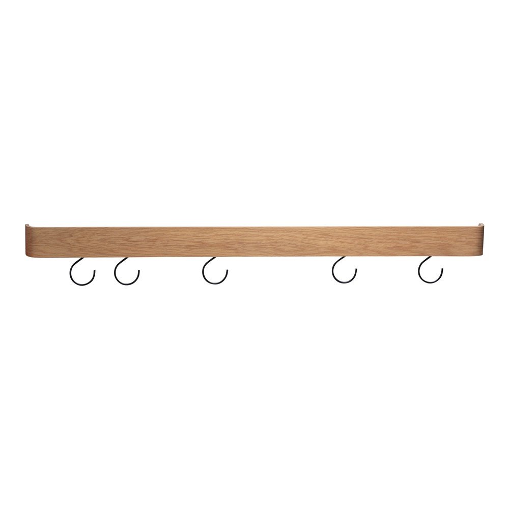 Cuier de perete în culoare naturală deschisă cu raft cu aspect de lemn de stejar Protopia – DAN-FORM Denmark