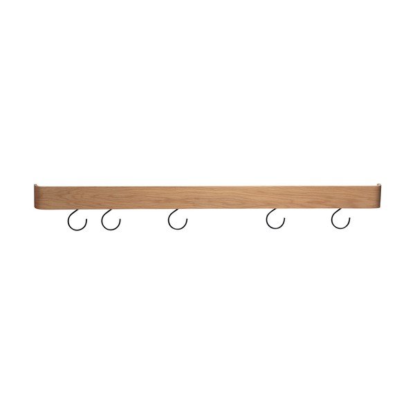 Cuier de perete în culoare naturală deschisă cu raft cu aspect de lemn de stejar Protopia – DAN-FORM Denmark