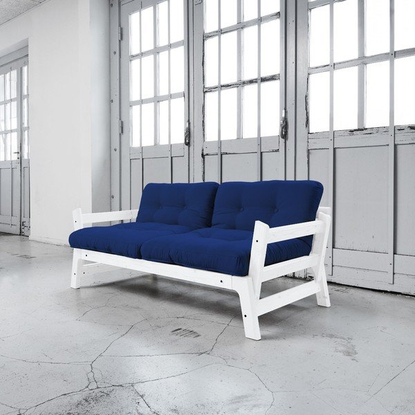 Canapea extensibilă Karup Step White/Royal