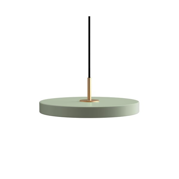 Lustră verde-deschis LED cu abajur din metal ø 31 cm Asteria Mini – UMAGE