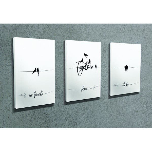 Tablouri 3 buc. 30x40 cm – Wallity-image-1