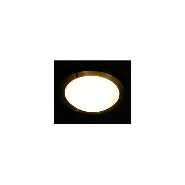 Plafonieră în culoarea bronz cu abajur din sticlă ø 18 cm Aquila – Candellux Lighting-image-2