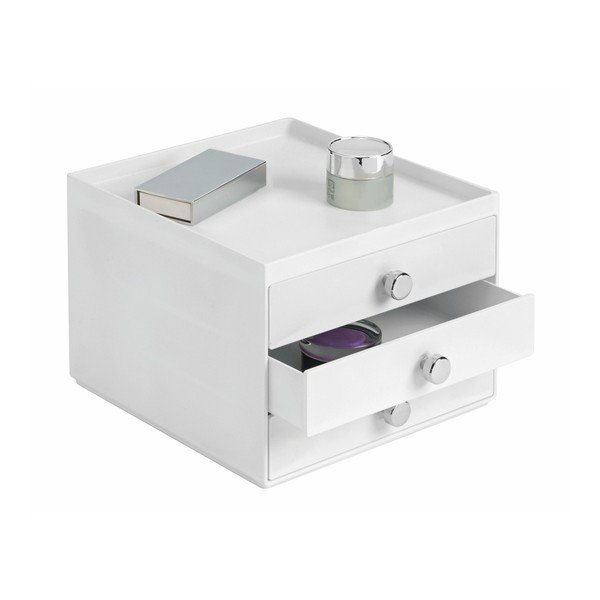 Organizator cu 3 sertare InterDesign Desk, alb-image-2