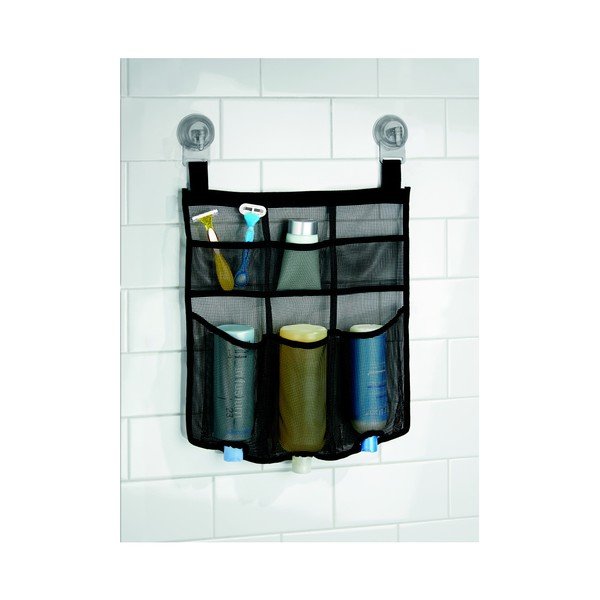 Organizator pentru duș InterDesign Power Lock, negru-image-2