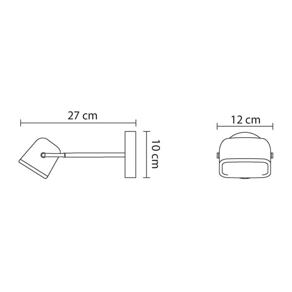 Aplică perete SwabDesign Mob, gri-image-1