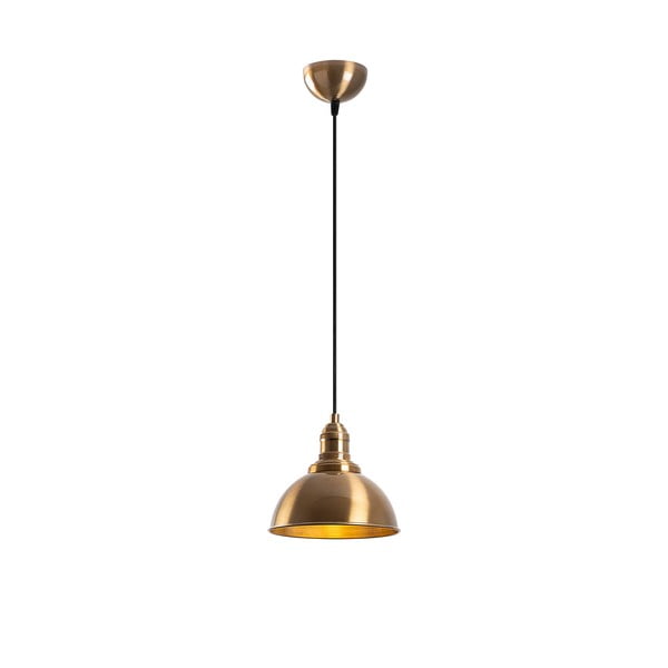 Lustră în culoarea bronz cu abajur din metal ø 21 cm Varzan – Opviq lights