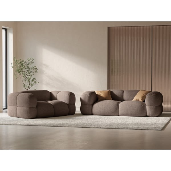 Canapea maro 180 cm Loretto – Cosmopolitan Design-image-1