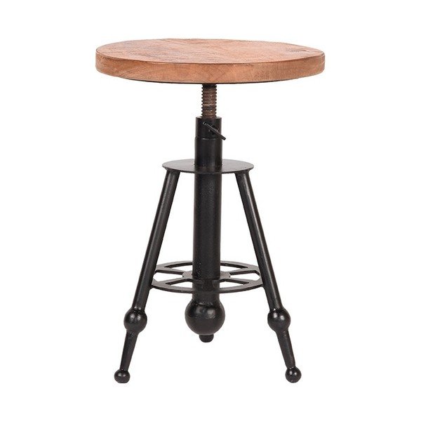 Scaun bar din lemn de mango LABEL51 Solid-image-1