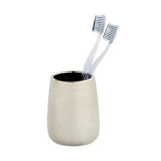 Recipient din ceramică pentru periuțele de dinți Wenko Glimma, auriu