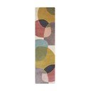 Covor tip traversă țesut manual din lână 60x230 cm Glow Multi – Flair Rugs