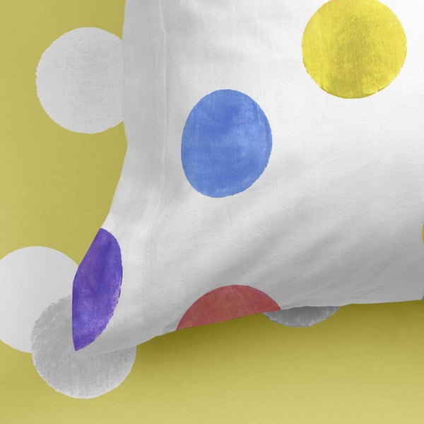 Cearceaf din bumbac Happy Friday Basic Confetti, 105 x 200 cm-image-4