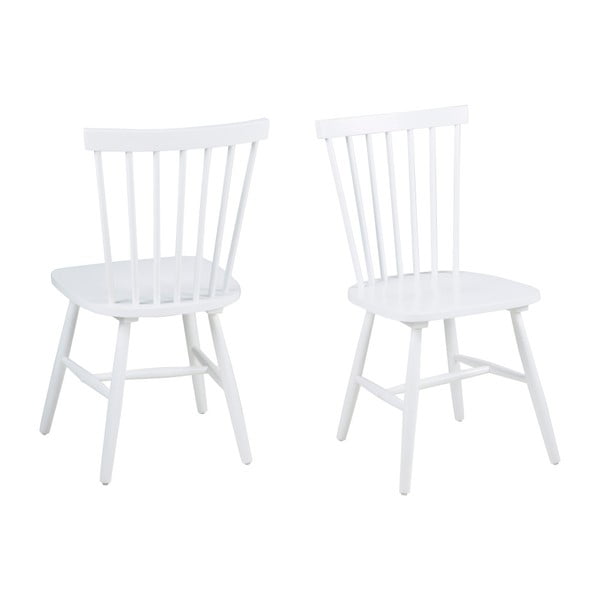 Set 2 scaune Actona Riano Dining Set, alb