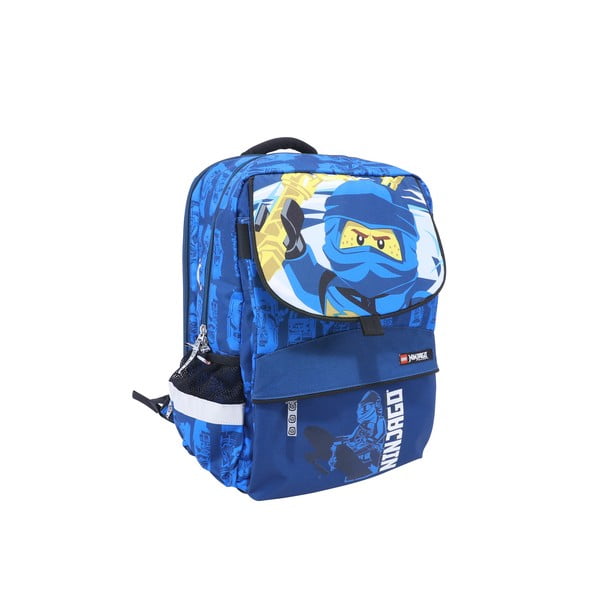 Ghiozdan LEGO® Ninjago Jay Starter, albastru