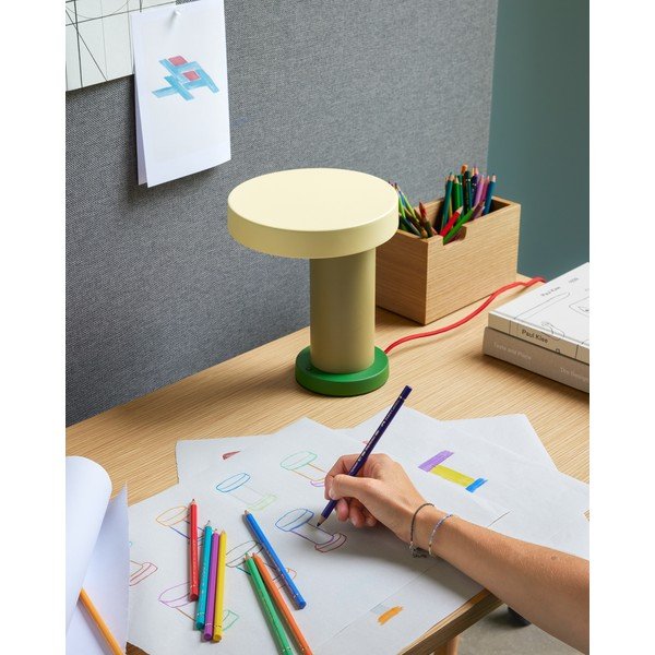 Veioză verde (înălțime 25 cm) Magic – Hübsch-image-1