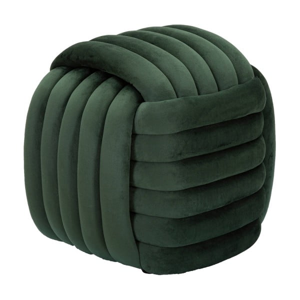 Taburet verde cu tapițerie din catifea Softy – Mauro Ferretti