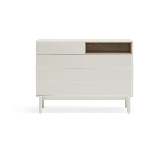 Comodă albă 120x90x40 cm Corvo – Teulat