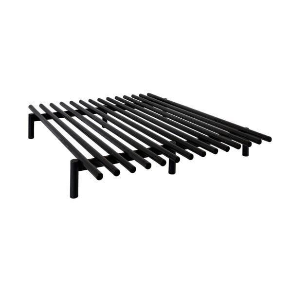 Cadru pat din lemn de pin Karup Design Pace Black, 140 x 200 cm, negru
