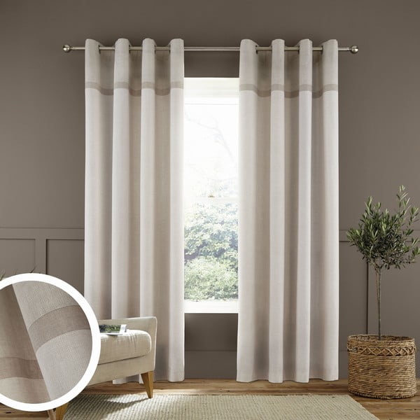 Draperii bej în set de 2 bucăți 229x168 cm Melville - Catherine Lansfield-image-2